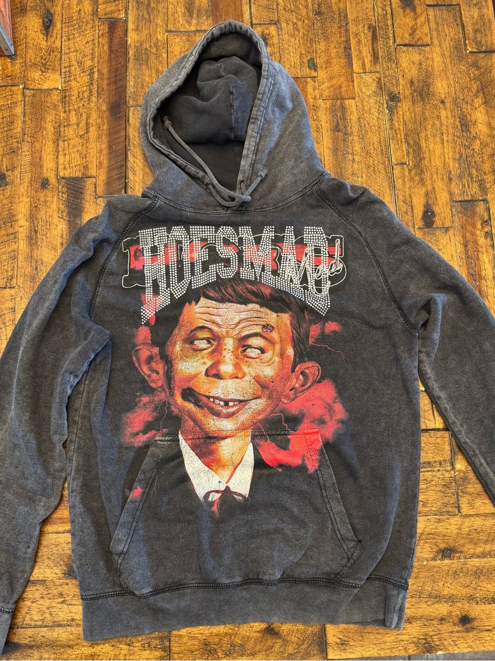 GREY HOES MAD TV HOODIE